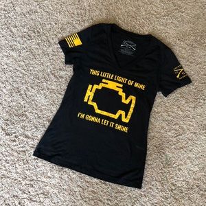 Grunt style ladies v neck tee